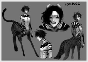 Centaur-tiger-thing (OC)